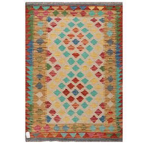 Alfombra Imaco Rugs Maimana Afganistán Kilim, Alfombra de Área de 148 x 103 cm - Product Image 1