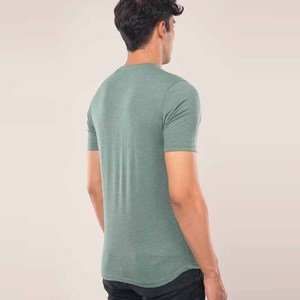 เสื้อยืดผู้ชายคอกลมแขนสั้นผ้าฝ้ายผสมสีจำนวนมากกับแบรนด์ของคุณเอง - Product Image 6