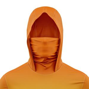 Vêtements de pêche sublimés personnalisés respirants UPF 50 + Protection UV pour hommes 100% polyester chemises à capuche de pêche maillot à manches longues - Product Image 3