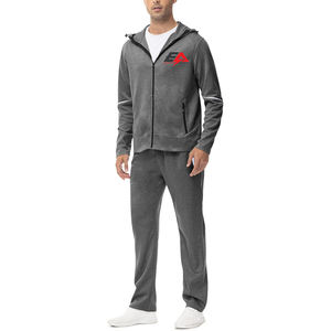 Vente en gros de vêtements décontractés et de jogging de haute qualité pour hommes ensembles de vêtements d'extérieur d'été et d'hiver avec motif tricoté imprimé - Product Image 1