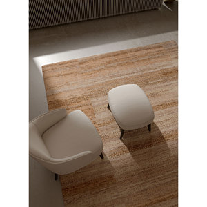 พรมขนสัตว์ถักมือสีน้ำตาลเบจ Blythe ขนาด 9x12 ฟุต รูปทรงสี่เหลี่ยมผืนผ้าแบบอัฟกัน ลายแบบนามธรรม สำหรับห้องนั่งเล่น ห้องโถงในบ้าน - Product Image 5