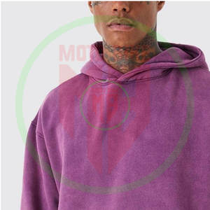 Sweat-shirt décontracté à logo personnalisé Street Wear, sweat-shirt délavé à l'acide pour hommes, Street Wear, prix bas, sweat-shirts délavés à l'acide - Product Image 4