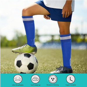Chaussettes de football haute performance, tissu extensible durable, chaussettes de football confortables pour l'entraînement, les matchs et les activités sportives - Product Image 6