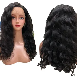 Vietnamese Human Hairs 100% Virgin Remy Hair Frontal Wigs HD Lace Double Drawn High Quality