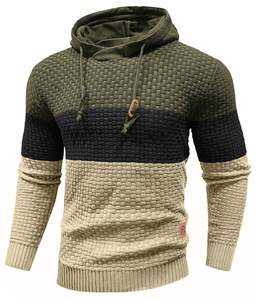 Sweat à Capuche en Tricot Solide à Manches Longues Unisexe Grande Taille Pull Hiver Eco-Friendly Maternité Sweat à Capuche - Product Image 5