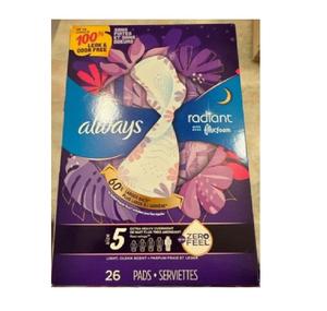 Acheter Coussinets féminins Always Radiant avec ailes Taille 5 Flexfoam pour femmes Protection longue durée Pack en vrac à vendre pas cher - Product Image 1