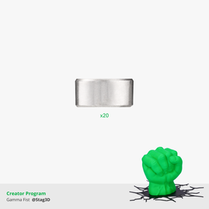 Kit de herramientas de construcción Gamma Fist ZH060 con imanes redondos de 20 piezas D10x3 mm - Product Image 1