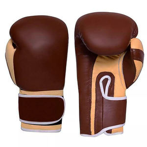 Custom Designed Logo Winning Boxing Gloves Professional Cheap Fighting Gears Pakistan Leather Gloves for Sports - Product Image 5