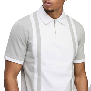 Top Quality Summer Fashion Lightweight <b>Linen</b> Touch Comfortable Casual Outdoor Vacation Look Men Polo Shirt - Product Image 4