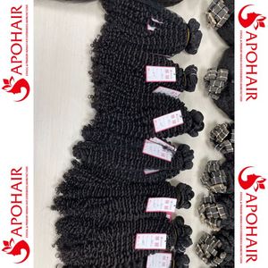 Extensiones de cabello ondulado liso Natural Virgen sin procesar de la mejor calidad, cutícula China cruda alineada, cabello humano Remy, Clip suave - Product Image 5