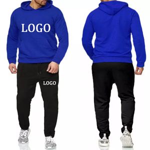 Ensemble de survêtement 100% coton pour hommes et femmes, Design personnalisé, impression d'étiquettes privées, Sublimation - Product Image 2