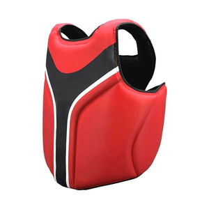 Protecteur de corps unisexe en cuir PU avec logo personnalisé Muay Thai protecteur de corps pour hommes couleurs unies haute fabrication - Product Image 3