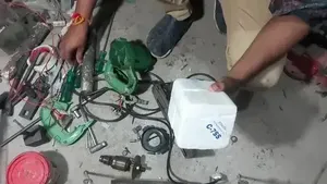 ลวดทองแดงปั่นด้วยมือมอเตอร์ไฟฟ้า180W กันสนิมทนทาน - Product Image 4