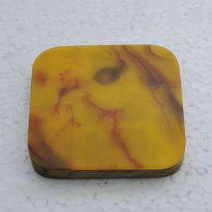 Ensemble de sous-verres en bois de résine durable et élégant pour hôtel, restaurant et sous-verres en pierre à usage commercial - Product Image 6