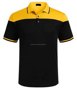 Uniforme escolar de trabajo para hombre de dos colores, transpirable, 100% de algodón, estampado con logotipo personalizado, para Camisa ajustada de verano - Product Image 2