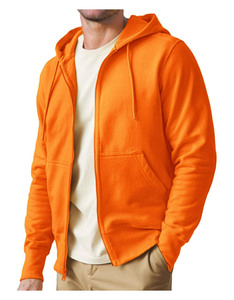 Cantidad a granel Sudaderas con capucha para hombre con cremallera Sudadera con capucha transpirable streetwear moda de gran tamaño Sudaderas con capucha sostenibles de etiqueta privada para hombres - Product Image 1