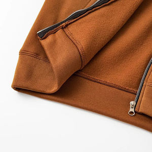 Sudadera con Capucha de Alta Calidad, 100% Algodón, Cierre Completo, Forro Polar de Invierno, Transpirable y Gruesa - Product Image 4