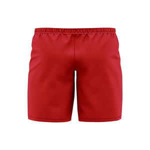 Bermuda grande taille pour hommes de haute qualité Design sportif élastique taille moyenne tissu de laine respirant couleur unie Service OEM - Product Image 5