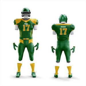 OEM Custom Digital Print American Football Uniform Sets Short Fully Customizable Custom Designs Breathable Quick Dry 100% - Product Image 5