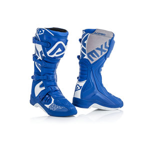 Bottes hautes Acerbis X-TEAM en cuir véritable avec doublure en cuir et semelle en caoutchouc, embout en acier - Product Image 1