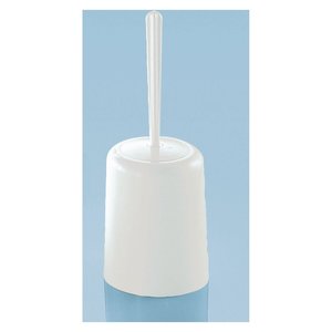 Gedy 02 Junior Soporte para escobilla de baño independiente, color blanco, 8034 (12,7x33 cm) - Product Image 1