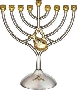 Candelabro Menorá Vintage de Mesa, Decoración para el Hogar, Navidad, Fiestas, Pascua y Hoteles - Product Image 1