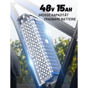 สำหรับ duotts C29 Pro จักรยานเสือภูเขาไฟฟ้า250W มอเตอร์ฮับด้านหลังพร้อมแบตเตอรี่ลิเธียมโครงอลูมิเนียมสำหรับการขี่จักรยานในเมืองสกปรก - Product Image 2