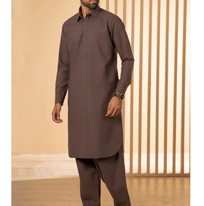 Kurta/Kurti Islámica de Algodón de Alta Calidad para Hombre, Corte Regular, Secado Rápido, Sin Arrugas, para Todas las Temporadas, Vestimenta Musulmana Masculina - Product Image 6