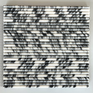 Revestimiento de Mármol de Calcita Pulida, Diseño Minimalista, Impermeable, Ecológico, Duradero, Revestimiento de Paredes y Pisos, Blanco y Negro - Product Image 2