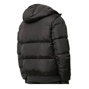 Chaqueta Acolchada Impermeable y Cortavientos de Gran Tamaño, Negra, Personalizada, Holgada, con Forro Cálido y Acolchado - Product Image 2