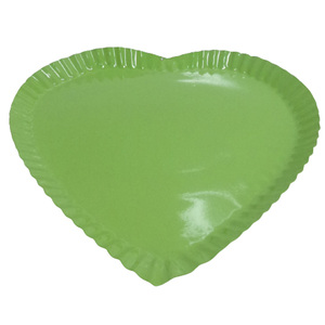 Juego de decoración de mesa de 3 bandejas de Metal en forma de corazón OFFWhite con revestimiento en polvo bandeja de gran tamaño para decoración del hogar hecha a mano - Product Image 2