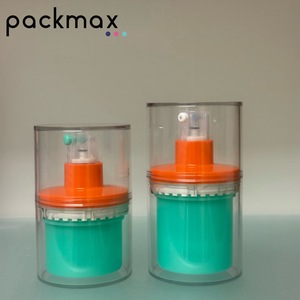 Bouteille sans air en plastique PP écologique personnalisable de 50ml & 75ml pour l'emballage de soins de la peau crème pour le visage - Product Image 1