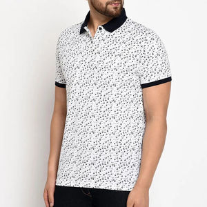 Logo personnalisé respirant confortable pour hommes pour la fabrication de polos Sublimation Motif solide Prix raisonnable pas cher - Product Image 4