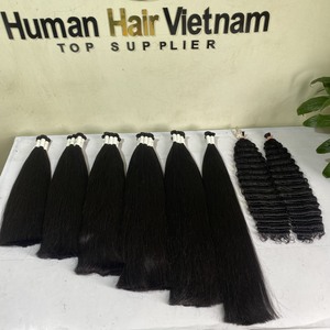 ขายส่งรัสเซียมนุษย์สีดำบริสุทธิ์ที่ยังไม่ได้ผมกลุ่ม Cabelo Humano ธรรมชาติ12A เกรดการรวมกลุ่มกลุ่ม - Product Image 6