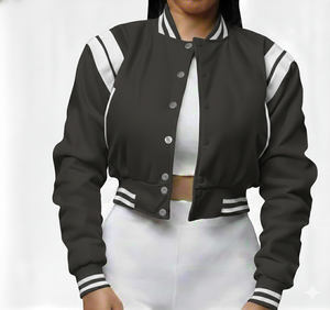 Chaqueta Corta para Mujer, Calidad Premium OEM, Tejido de Alta Gama, Chaqueta Corta Elegante - Product Image 2