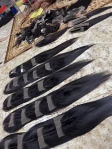Venta al por mayor de mechones de cabello humano sin procesar con cutícula alineada 2023 mechones de cabello humano sin procesar súper doblemente estirado proveedor - Product Image 2