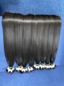 100% cheveux vietnamiens naturels droits 80 cm, cheveux humains de couleur noire très soyeux et lisses - Product Image 3