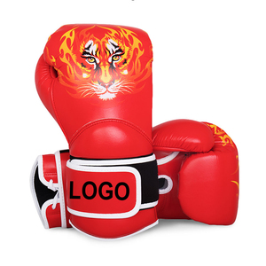 Gants de boxe en cuir PU unisexe personnalisés de haute qualité Design OEM le plus tendance pour l'extérieur Sparring Fight Wear Gants de boxe - Product Image 5