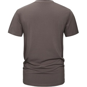 New Design <b>Men's</b> 100% Cotton Short Sleeve Casual T-<b>Shirt</b> Round Neck Shoulder Slope with Tape Solid Color Made in Bangladesh - Product Image 4