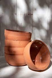 Super Qualité Bon Prix Restaurant Écologique Argile Couleur Glacé Mat Argile Bol Porcelaine Soupe Grès Pot Terre Cuite Bol - Product Image 4