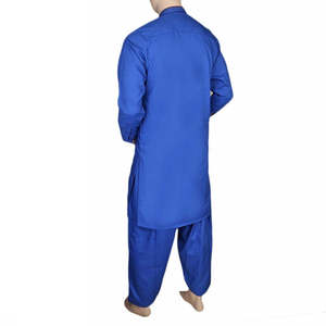 Traje Shalwar Elegante para Hombre - Azul Rey - Product Image 5