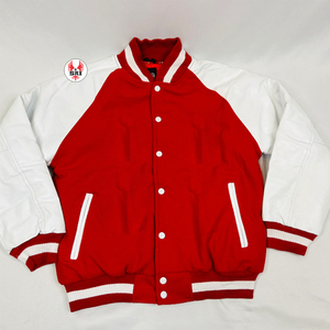 High Quality Customized Ladies Delta Sigma Collar <b>stand</b> Winter Breathable Custom Women long sleeves Denim crop Varsity Jacket - Product Image 2