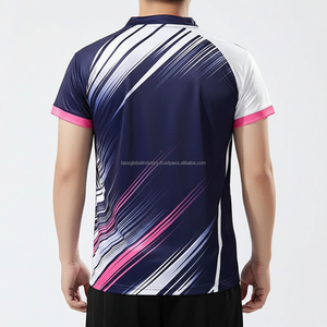 Conjunto de Uniforme de Bádminton Personalizado OEM para Hombre, Camiseta Deportiva en Contraste y Falda Plisada - Product Image 2