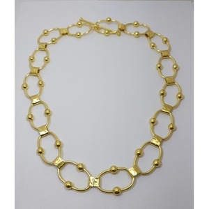 Handmade Gold-Plated Brass Women's Statement Layered Necklaces Fashion Jewelry Other Occassion - Product Image 4