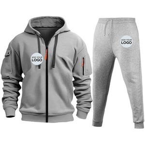 Ensemble de survêtement décontracté pour femmes enceintes, sweat à capuche à cordon de serrage à manches longues et pantalon cargo - Product Image 4