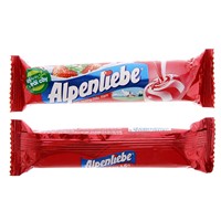 Vente en gros de bonbons durs fruités Alpenlieb en forme de cube 512g Confiserie à saveur de fraise énergisante de haute qualité à bon prix