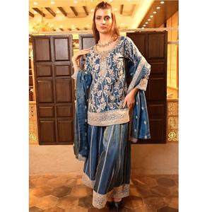 Elegant Pakistani Salwar Kameez Traditional Embroidered <b>Suit</b> for <b>Women</b> With Premium Fabric and Dupatta at Reasonable Prices - Product Image 1