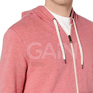 Vêtements décontractés Sweats à capuche zippés Sweats à capuche zippés en coton mélangé et polyester Manches longues Slim Fit Zipper Hoodies - Product Image 5