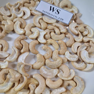 Prêt à expédier SANTIGO noix de cajou cassées Kaju Badam noix de cajou WS blanc fendu OEM, ODM emballage - Product Image 1