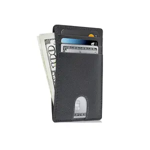 Wholesale Factory Supply Luxury Card Holder Mens Wallet for Credit Card Holder and RFID Blocking from India